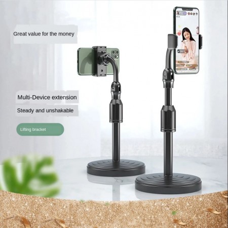 Portable Desktop Mobile Phone Holder Stand 360 Rotate